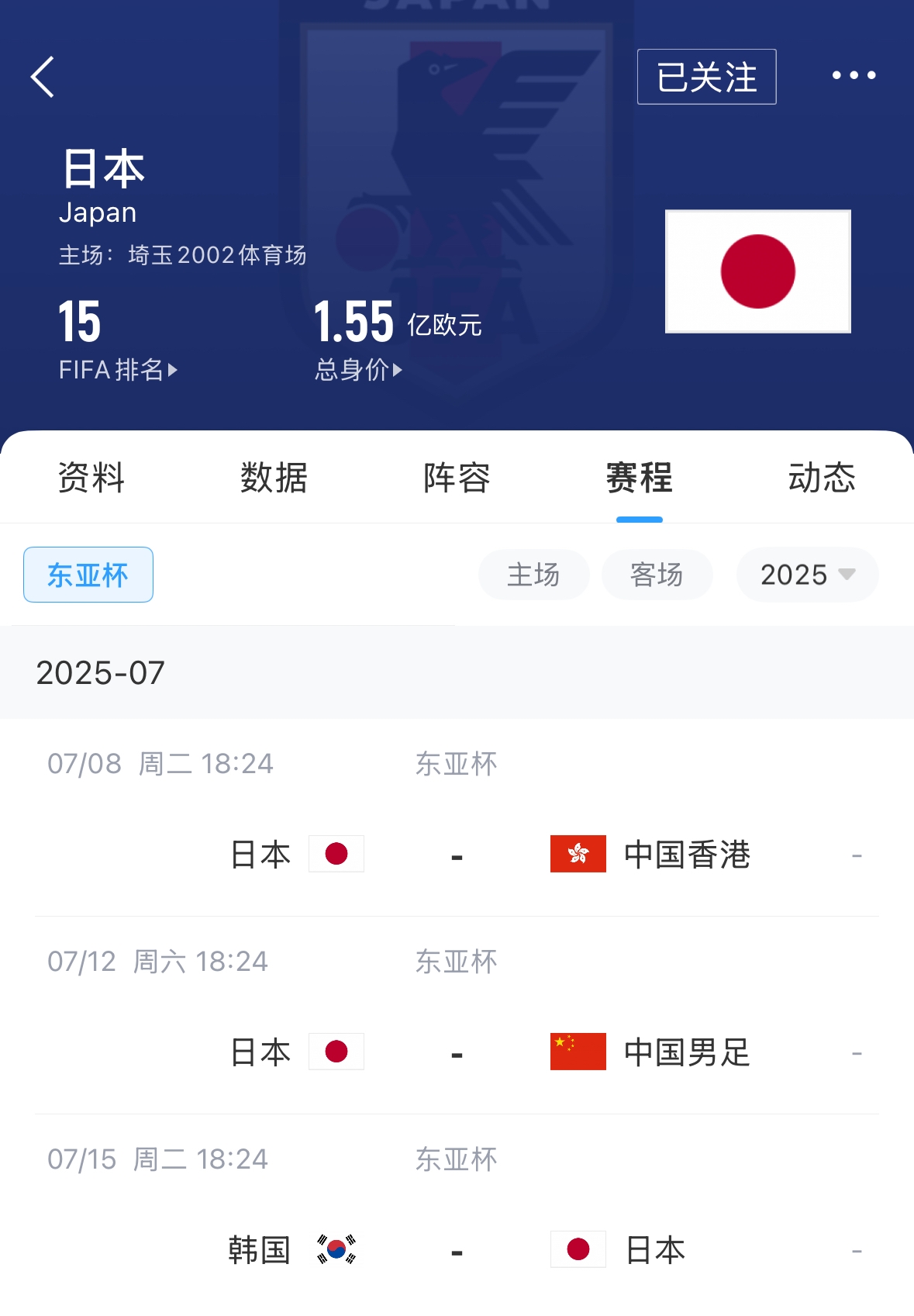 多少球隊？日本東亞杯列表：沒有前往歐洲的球員！長門Yuto領(lǐng)先 首次被選中12人